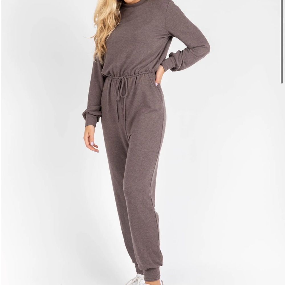 Kittenish Campfire Chocolate Jumpsuit
